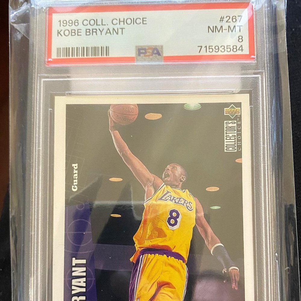 kobe bryant ROOKIE CARD PSA8